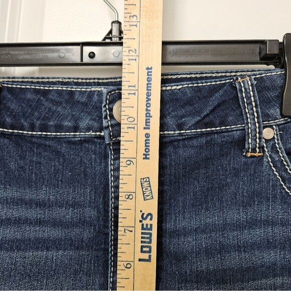 New Directions Jeans Women's 18WR (38x27.5) Blue Mid-Rise Ankle Skinny GUC - Picture 7 of 10